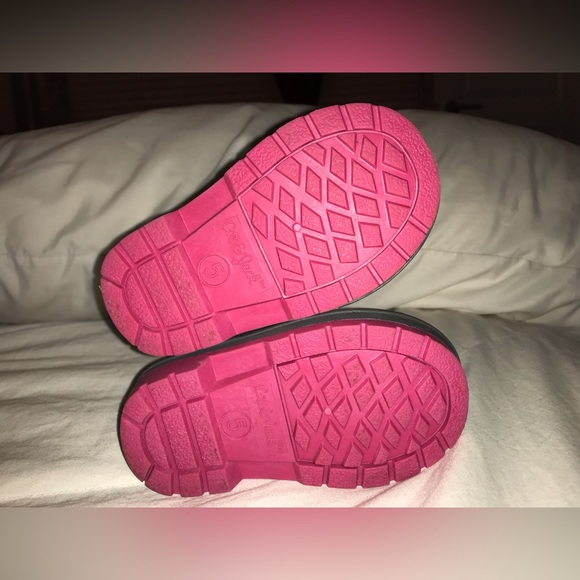 Baby Girl Fall/Winter Boot Bundle(3PAIR sizes 5/6)Combat/Riding/Snow/Rain/Patent - Picture 9 of 15